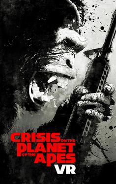 Affiche du film Crisis on the Planet of the Apes VR poster