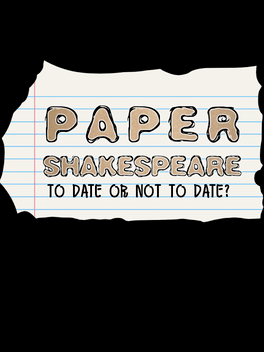 Affiche du film Paper Shakespeare: To Date or Not to Date? poster